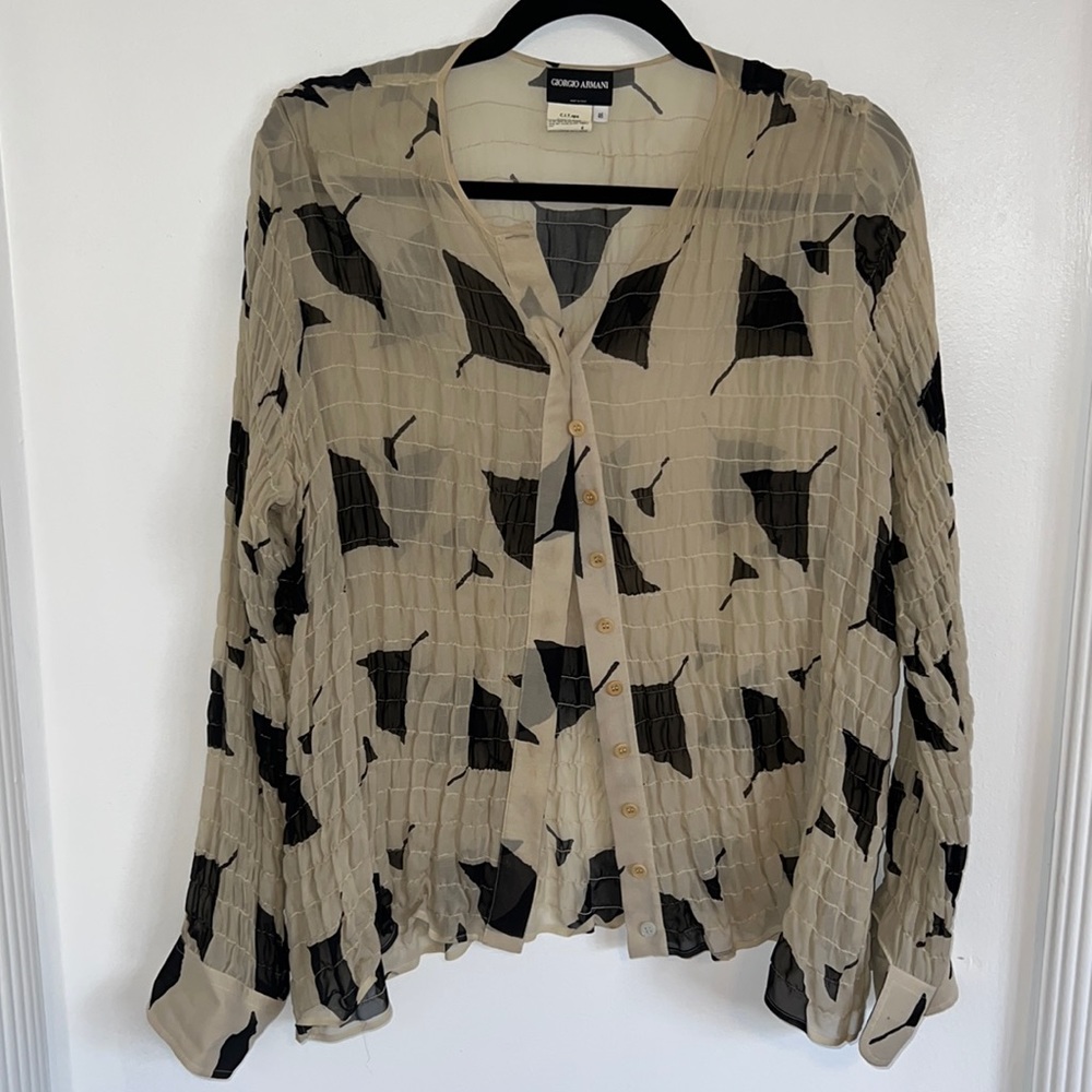 Vintage Georgio blouse size 36